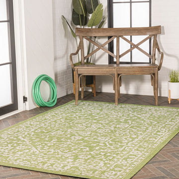 Malta Bohemian Medallion Textured Weave Indoor/outdoor Area Rug